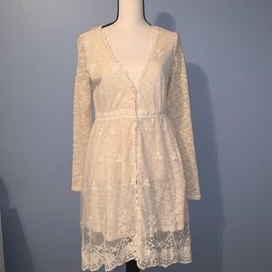 Areve Anthro Lace Dress